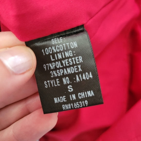 Day + Moon NWT Women's Small Red Quarter Sleeve Mini Dress Square Neck Tiered - Picture 8 of 9